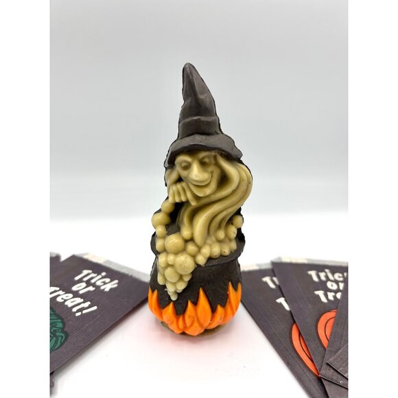 VTG LOT WIZARD WITCH AIR FRESHNR 8 HALLOWEEN JACK-O-LANTERN TRICK OR TREAT BAGS - Picture 2 of 7